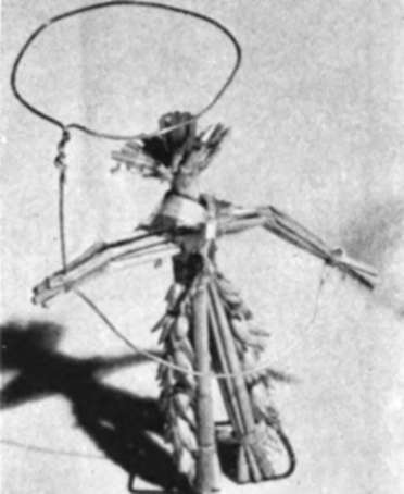 A straw cowboy