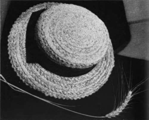A straw hat