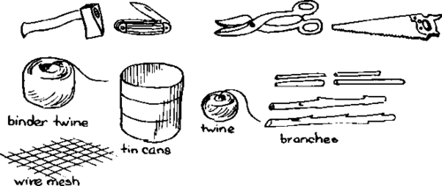 Tools And Materials Used In Campcraft
