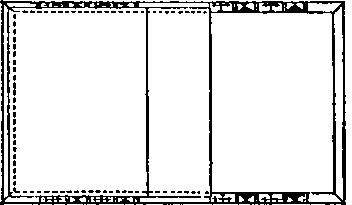 Inside papers in position on one side