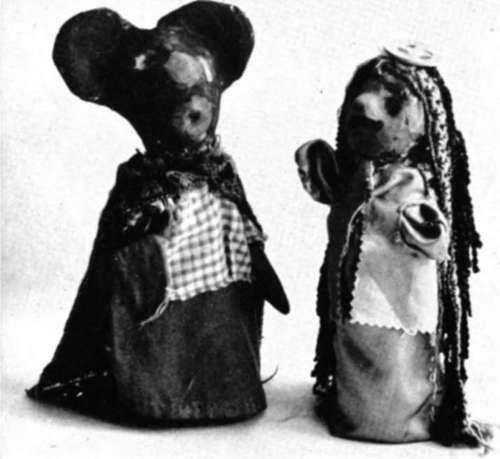 Mickey Mouse and a Red Indian