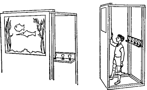 Shadow puppets in use