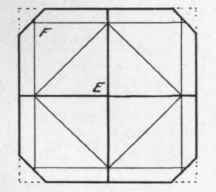 Make the corners as follows