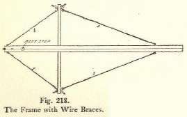 Fig. 218. The Frame with Wire Braces.