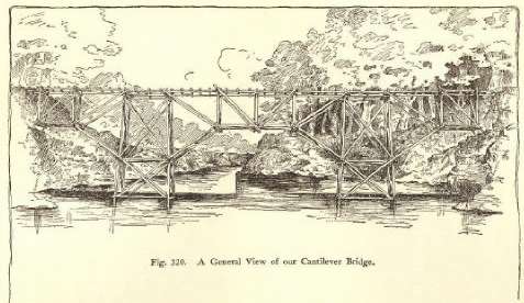 Fig. 320. A General View of our Cantilever Bridge.