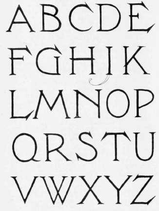 Alphabet by Lewis F. Day.