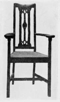 Chair in Oak. By a. W. Simpson.