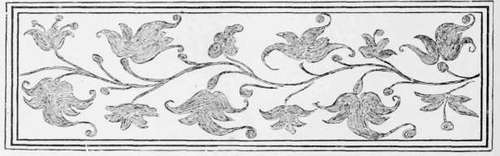 Decorative Motive from an Old Chinese Porcelain Vase.