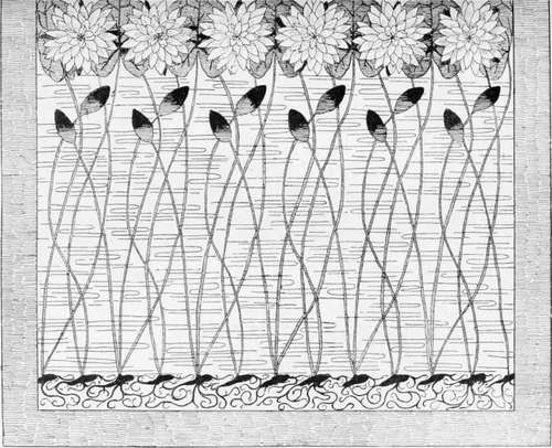 Design For A Portiere. By M. L. Macomber.