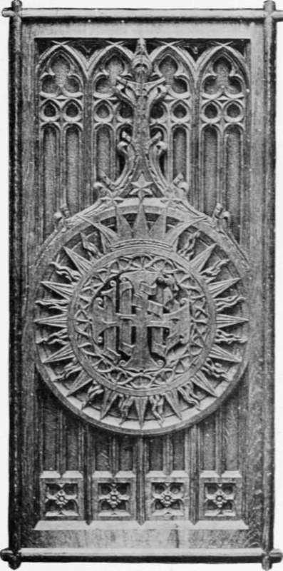 Fig. 3. Central Panel of the Carved Pulpit, by Editha R. Plowden.