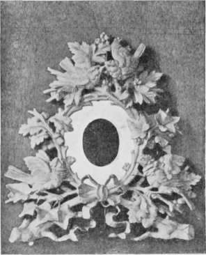 Frame in Limewood, Designed and Carved by the late w. h. grimwood.