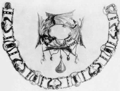 Jewellery, by Miss Elinor Halle, at the Leeds Exhibition.