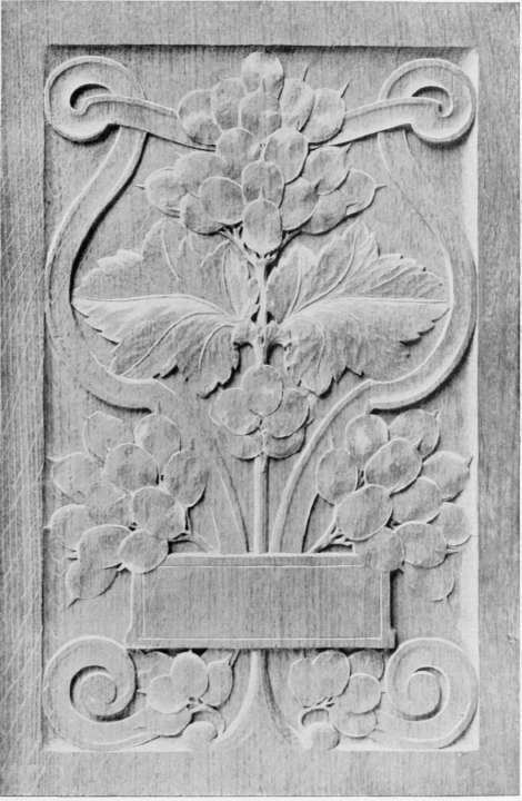 Panel, by Hilda Ware, at the Leeds Exhibition.