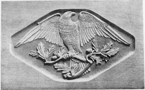 Panel in Oak (16x 23 in). Adapted from a Design by George Jack. Carved by Harry Snowden.