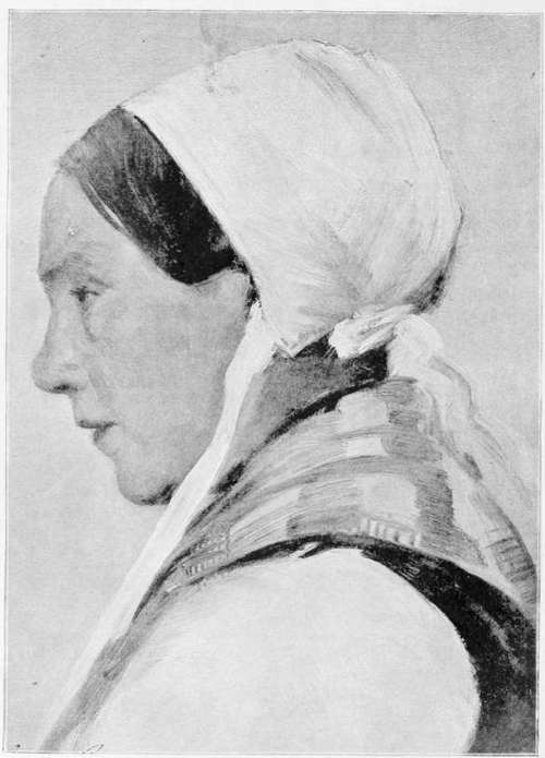 Study in Oil. By Charles Sprague Pearce.