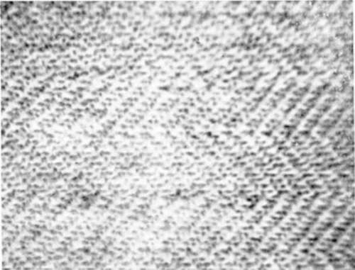 Herringbone or V shaped twill