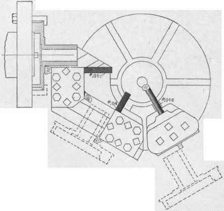 Face Plate. Finished in Two Operations   Second Operation