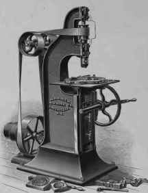GEOMETRIC CARVING AND CORNER BLOCK MACHINE. H. B Smith Mat blue Co.