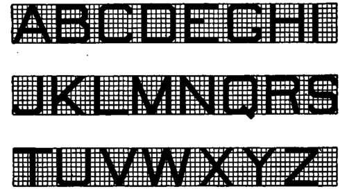 Block Letters.