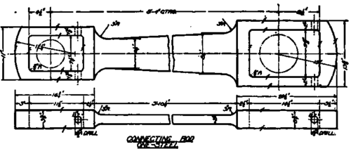 Detail of a Connecting Rod.