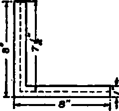 Diagram for Calculating Stock in Bent Piece.