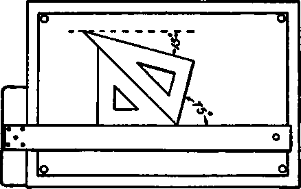 Drawing Angle of 15� and 75�.