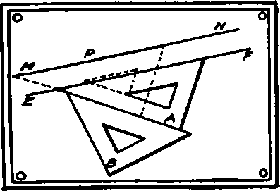 Drawing a Line Parallel to a Given Line.
