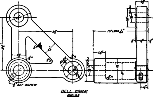 Method of Showing Dimensions on Detail Drawing.