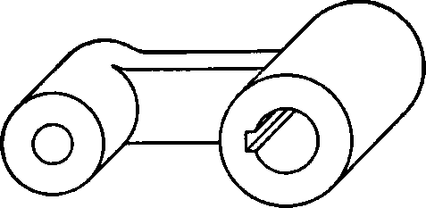 Oblique View of Crank Shaft.