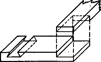 Oblique View of a Miter Joint.