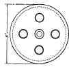 Smell Sheave Pulley.