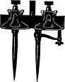 Trammel with Adjustable Points.