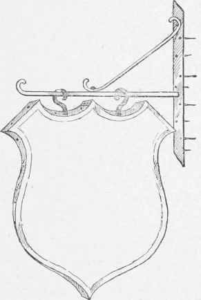A Projecting Swinging Sign.
