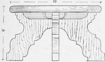 Design For A Round Footstool 760