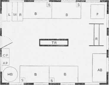 Plan of Tinmen's Workshop.