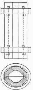 Fig. 34. Crucible Steel Billet Moulds.