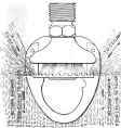 Grinnell sprinkler, open.