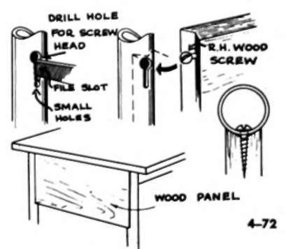 Tube to wood Joint
