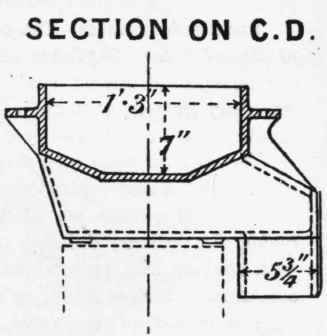 Scale 1 inch = 1 foot.