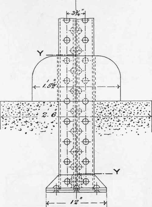 Scale 1½ inch = 1 foot.