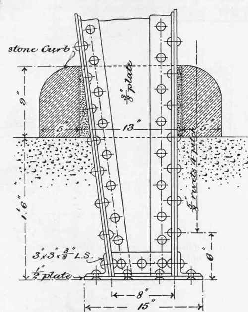 Scale 1½ inch = 1 foot.