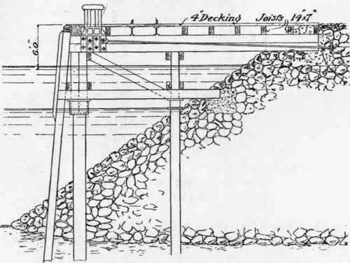 Scale 1 inch = 12 feet.