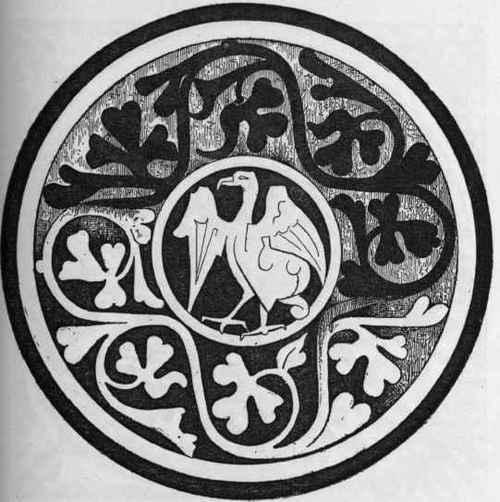 Fig. 70. Salver or Plaque of Coloured Brass.