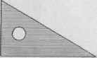 Fig. 108.. Hard Wood Triangle or Set Square, SO x GO x 00 Degrees.