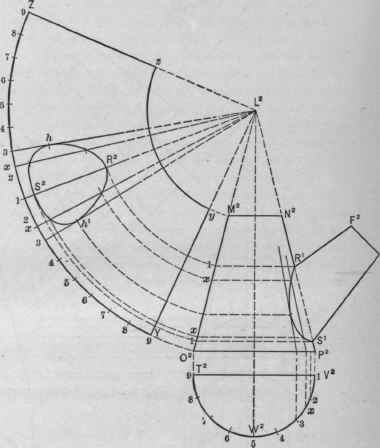 Fig. 555. The Envelope of the Larger Frustum Shown in Fig. 524.