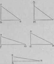 Fig. 735.   Diagram of Triangles Based Upon the Solid Lines of the Plan.
