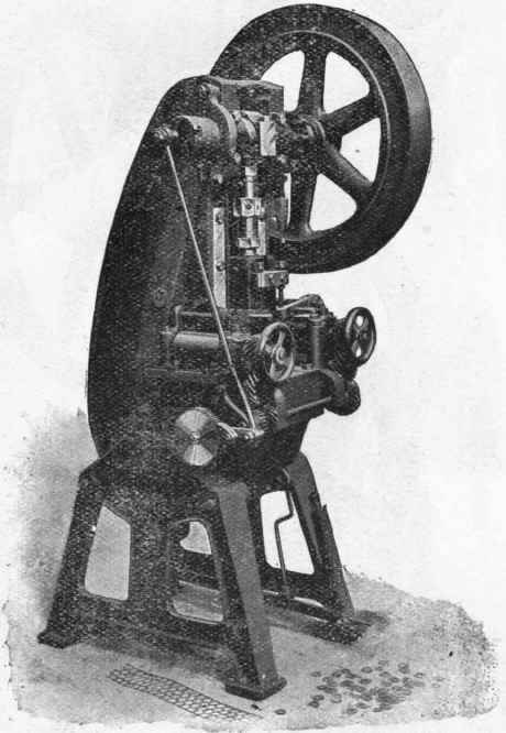 Inclinable Power Press, with Double Roller feed and Automatic Release Motion.