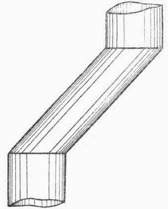 Irregular Tapering Article With Oblong Semicircula 173