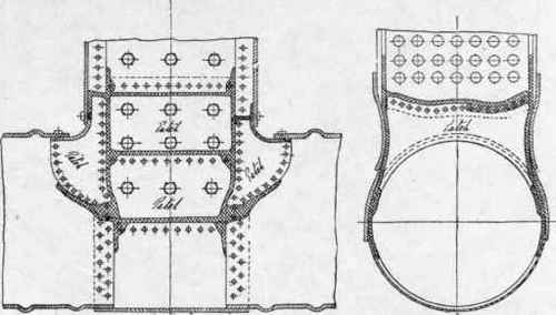 Fig. 104.  Repairs on Main Boilers by Electric Welding.