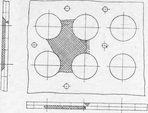 Fig. 105.   Repairs on Laminated Tube Plate by Electric Welding.